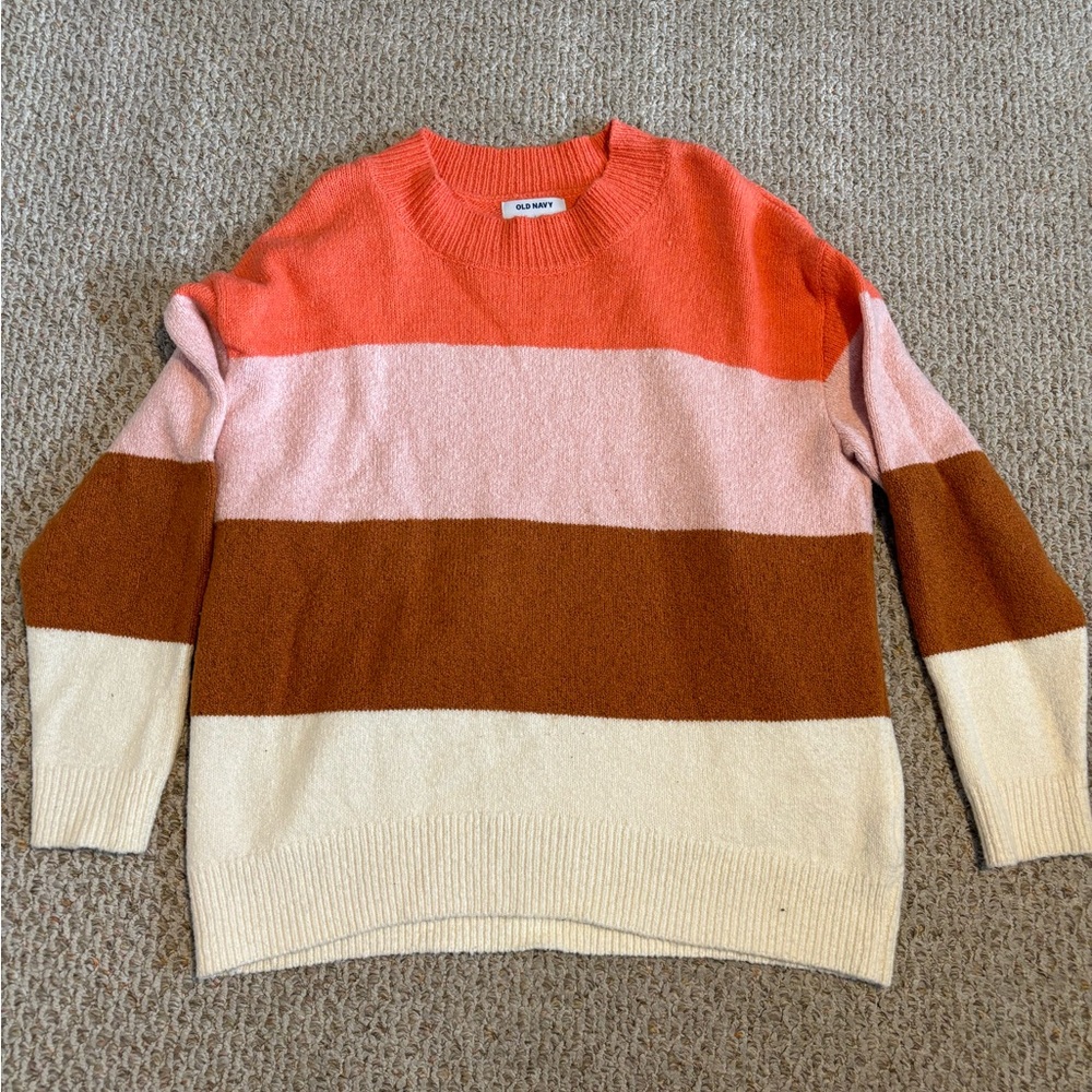Old Navy lightly worn multicolored sweater